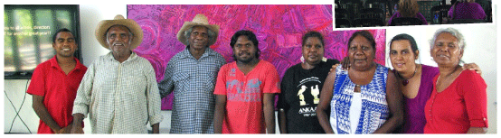 Directors from Mangkaja Arts Aboriginal Corporation