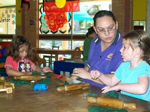 Activities at the Kulai Pre-School Aboriginal Corporation