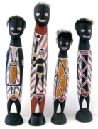 Four Men by Mayalambarr (Helena) Wanambi