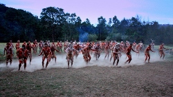 Dancers taking part in the 20-year anniversary of the Wollombi Corroboree in October last year