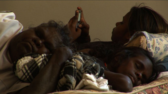 Suburban ghetto—a scene from the film. Photo: Karrabing Indigenous Corporation