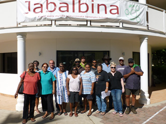 The corporate governance workshop held at Jabalbina’s office in Craiglie was a great success. All twelve of the corporation’s directors attended (left to right) Doreen Jones, Alfred Diamond, Sandra Houghton, ORIC Deputy Registrar, Joe Mastrolembo, Roslyn Port, Katrina Gibson, Andrew Solomon , EKY CEO Michael Friday, Shontell Walker, male chairperson Jason Wachter, female chairperson Robyn Bellafquih, Robert Walker, ORIC’s Bianca-Rose Gregory, Lee Yeatman and Ian Woibo