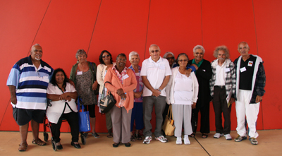 Some of the former residents together at the National Museum of Australia