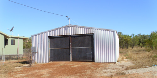 The Alawa training shed