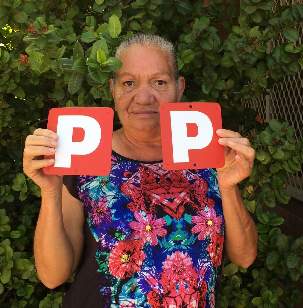 Mrs Nellie Connors, with her recently acquired ‘Ps’
