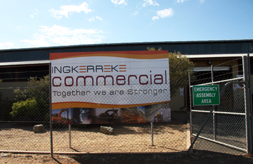 Sign of Ingkerre commercial